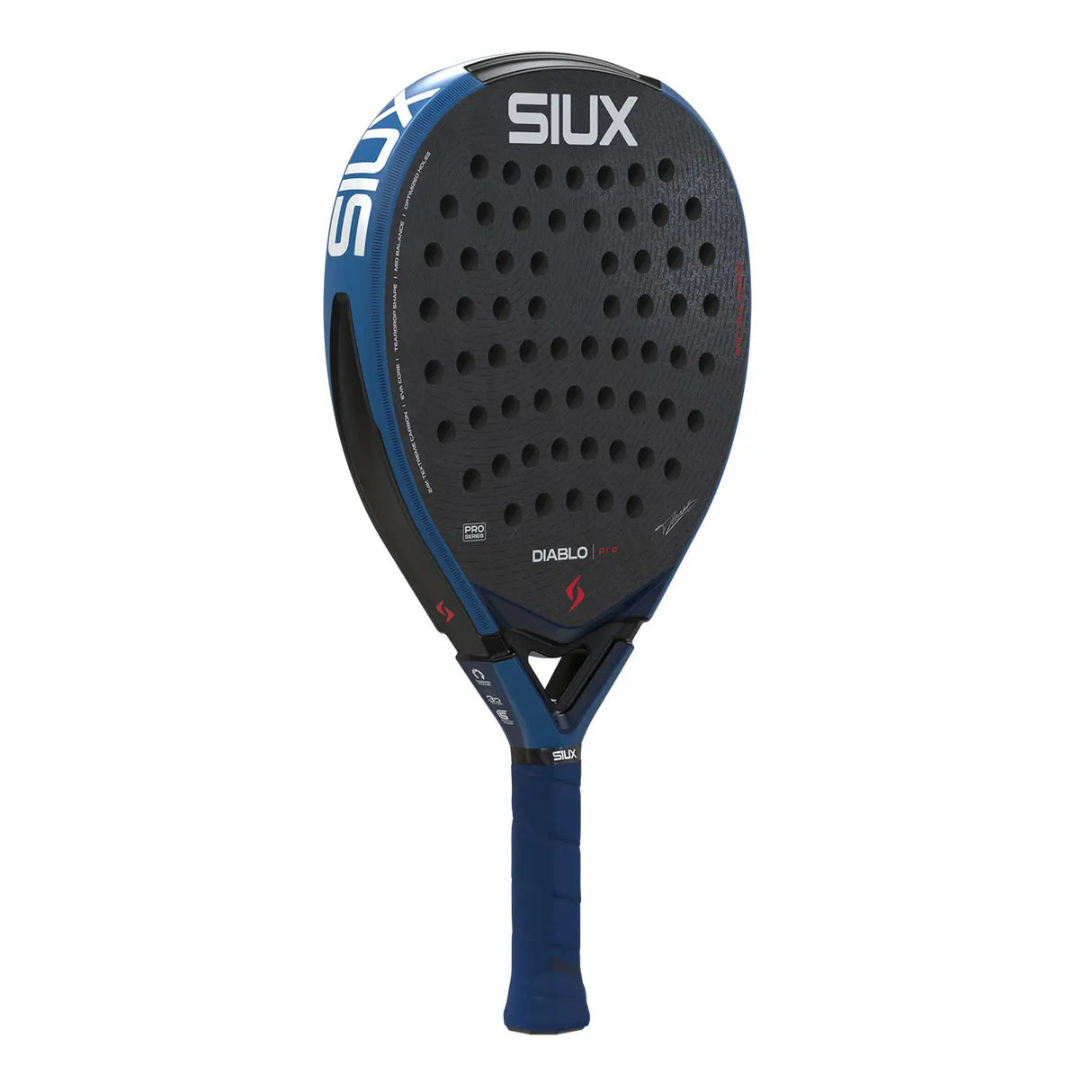 Siux Diablo Padel racket on a white background