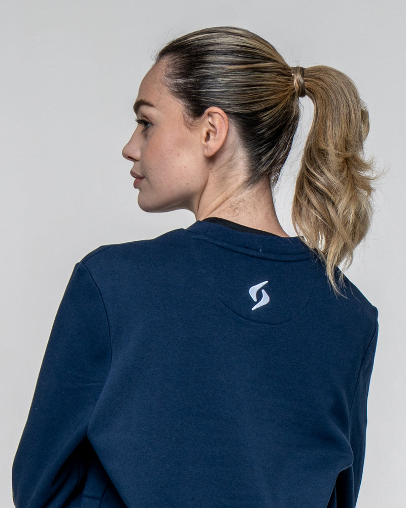 SWEATSHIRT SIUX BASIC 26 MARINE