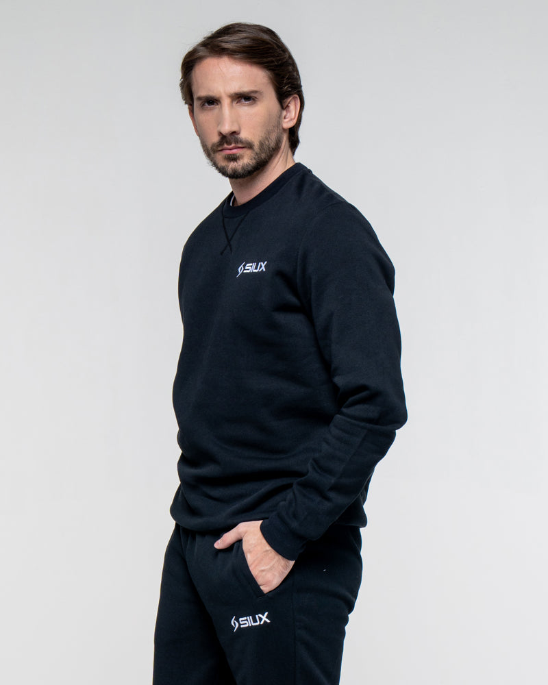 SWEATSHIRT SIUX BASIC 26 BLACK
