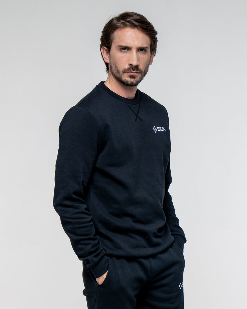 SWEATSHIRT SIUX BASIC 26 BLACK