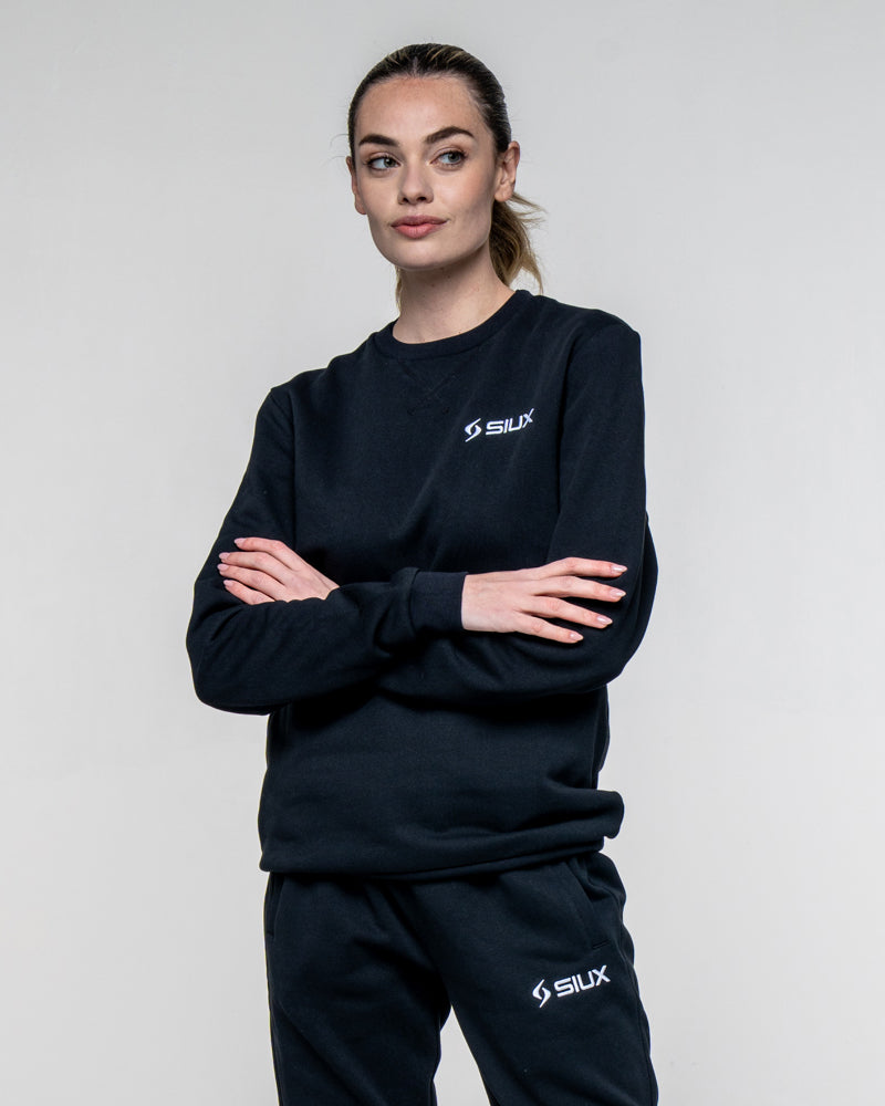 SWEATSHIRT SIUX BASIC 26 BLACK