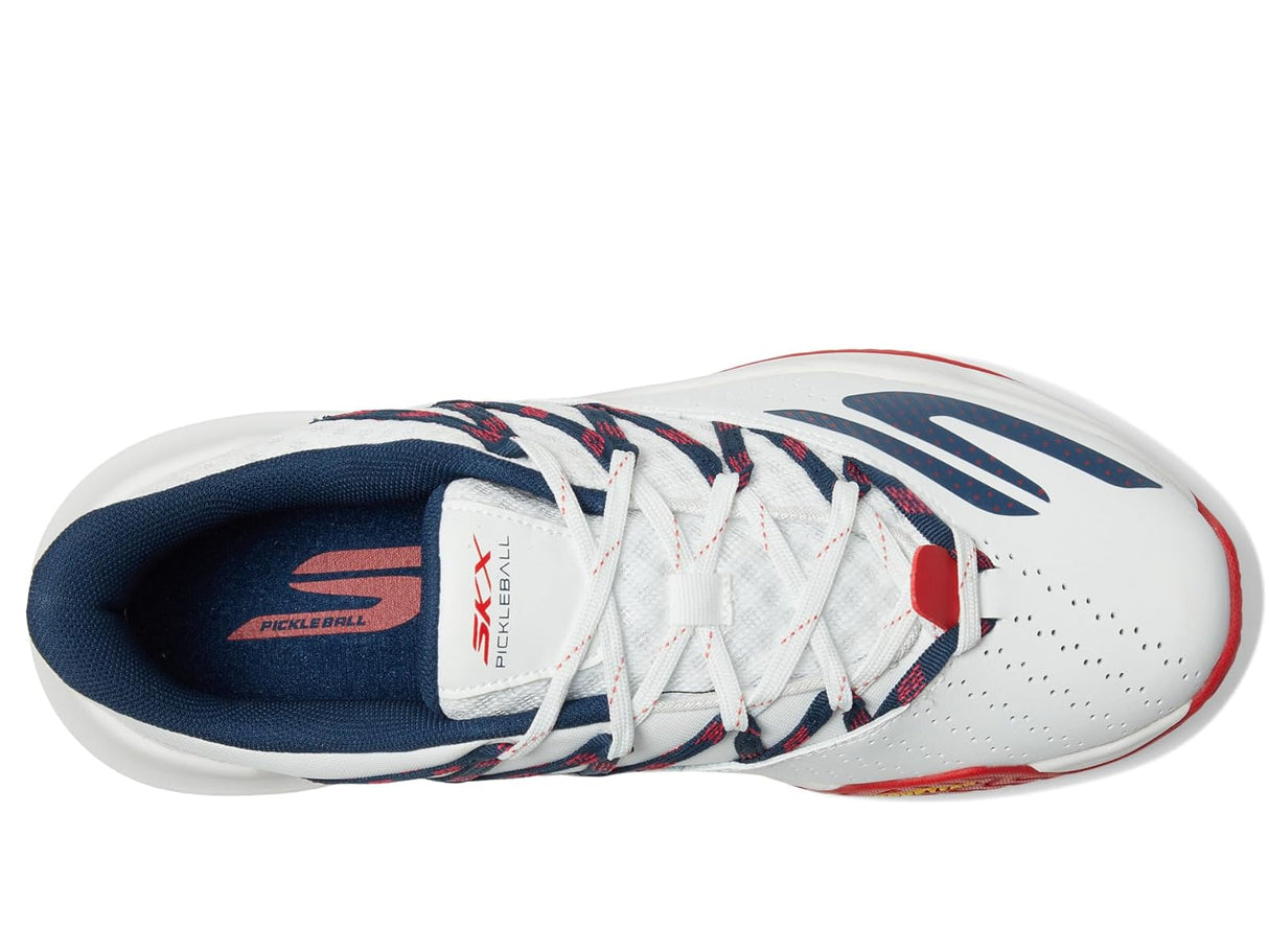 SKECHERS VIPER COURT RALLY MEN WHITE/NAVY/RED