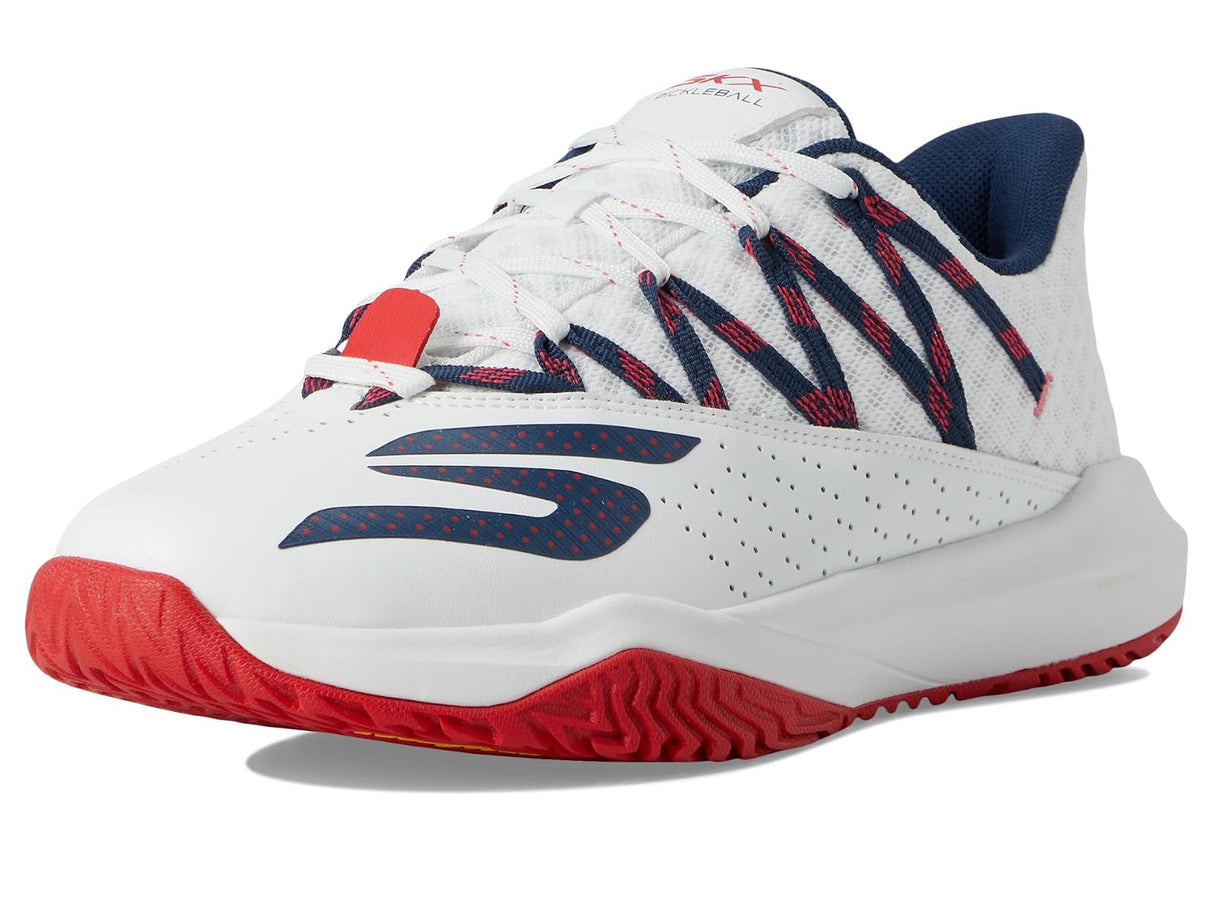 SKECHERS VIPER COURT RALLY MEN WHITE/NAVY/RED