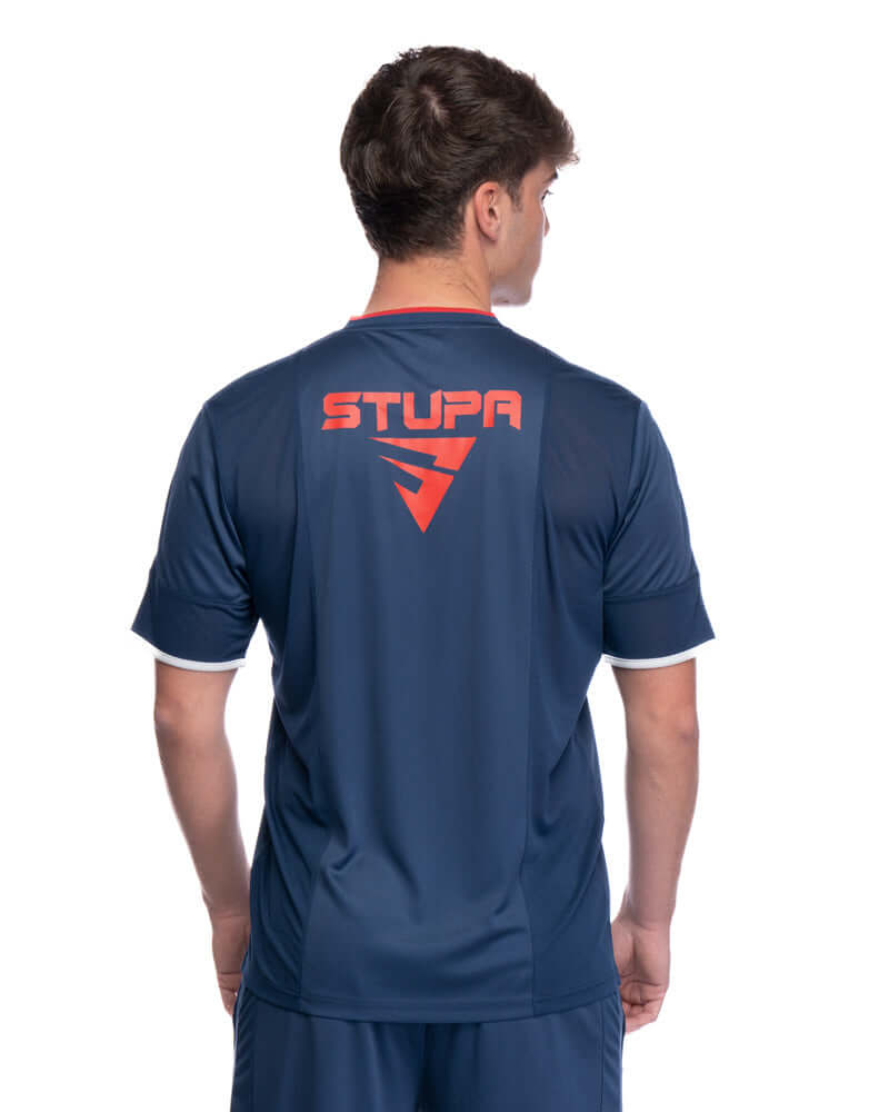 Camiseta electrastupa blue back