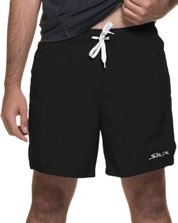 Pantalon Ribbon Black Front-club padel