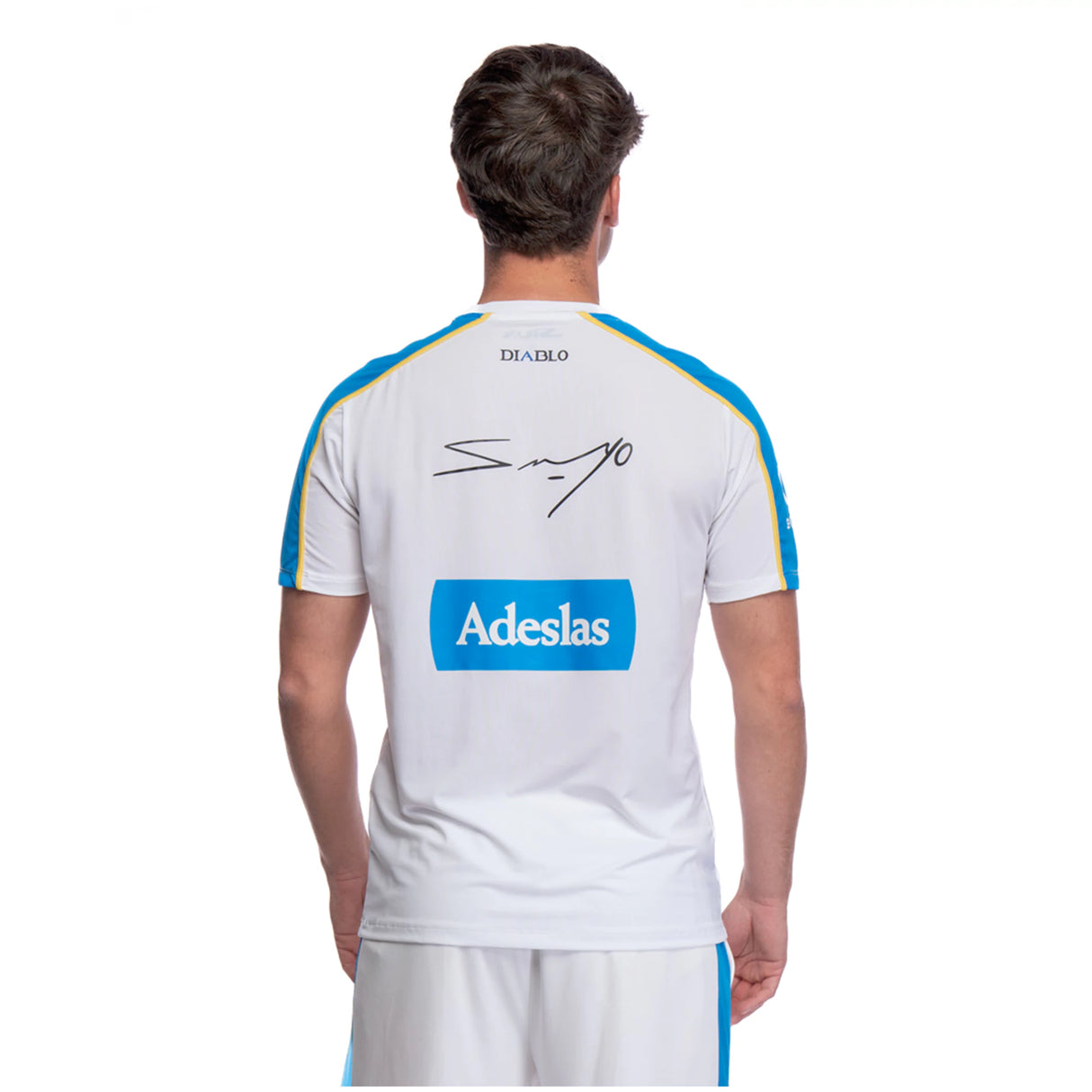 SIUX Padel Tshirt Diablo Sanyo Official White 2023 2