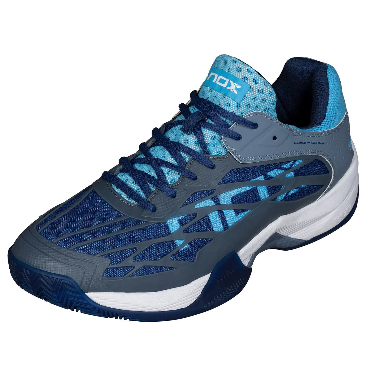 NOX AT10 LUX STONE/BONNIE BLUE PADEL SHOES