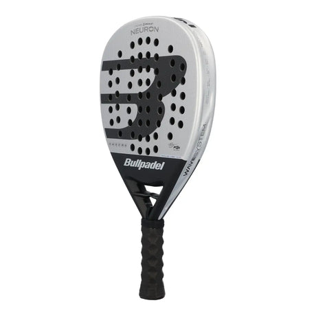Padel racket with Bullpadel branding on a white background