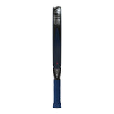 Black and blue Padel racket with 'SIUX' branding on a white background