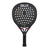 Black SIUX Electra paddle racket on a white background