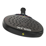 Black sports pad with 'Siux' branding on a white background