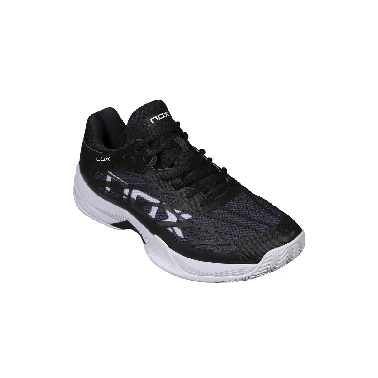 Black NOX sneaker on a light gray background