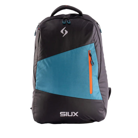 Black SIUX bag with blue design