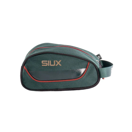 Green bag with 'SIUX' branding on a white background