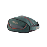 Green SIUX bag with red accents on a white background