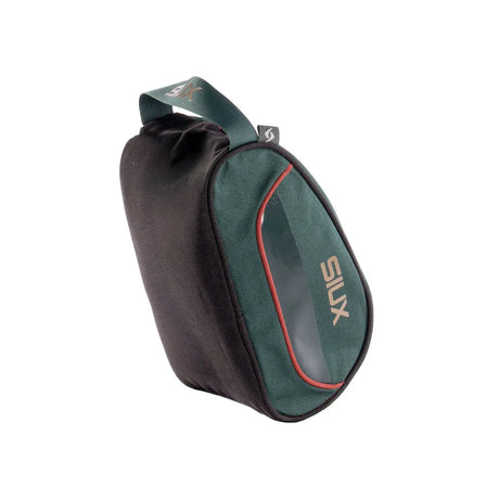 Green and black bag with 'Siux' branding on a white background