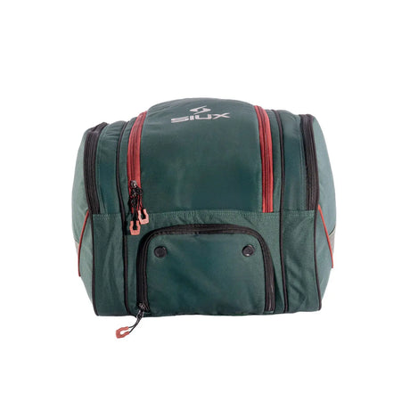 Green SIUX backpack on a white background