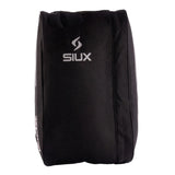 Black cushion with SIUX logo on a white background