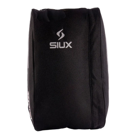 Black cushion with SIUX logo on a white background