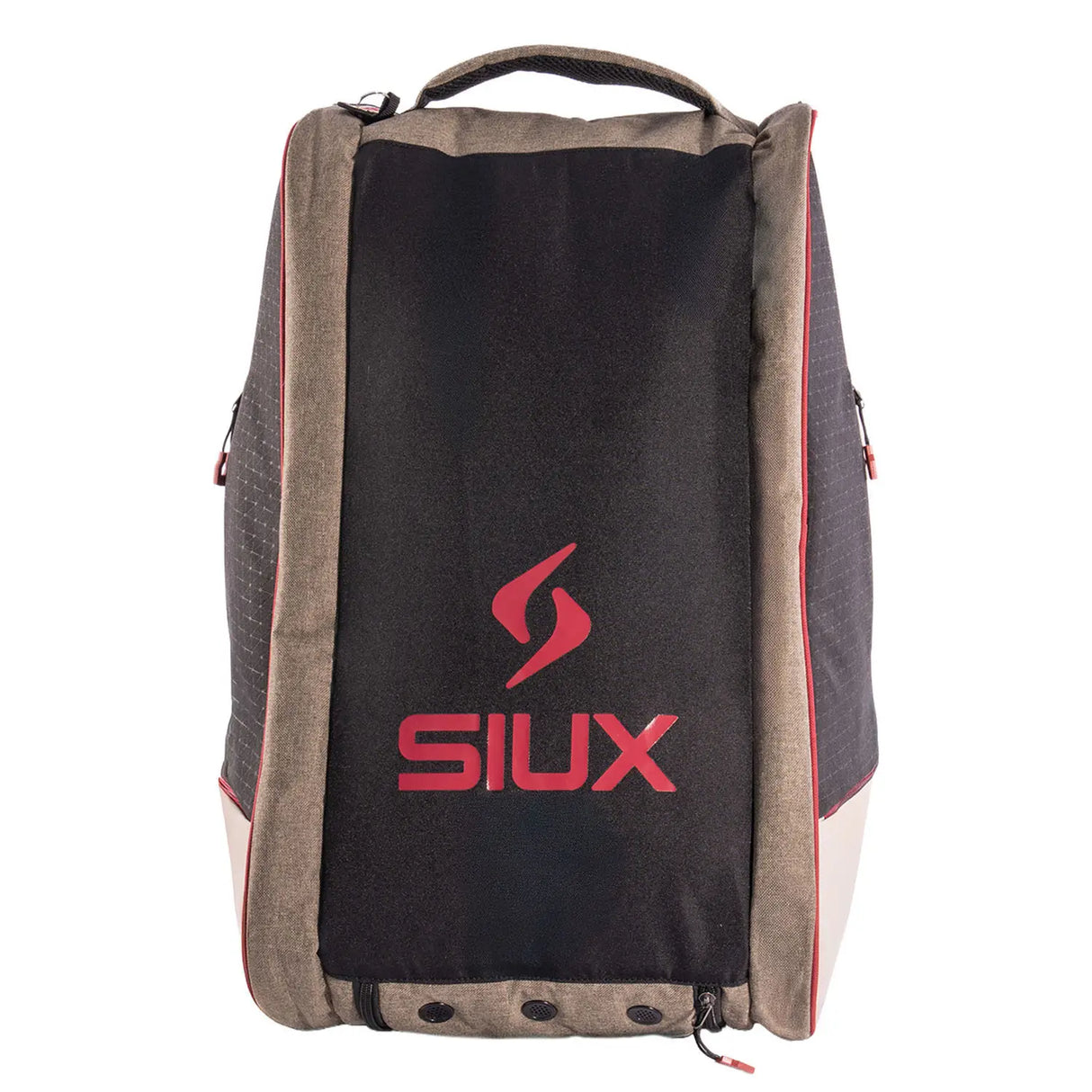 Backpack with SIUX logo on a white background
