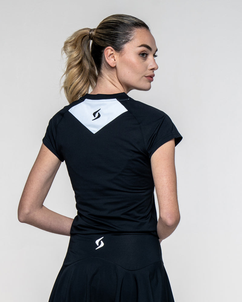 SHIRT SIUX MATCH 26 WOMEN BLACK