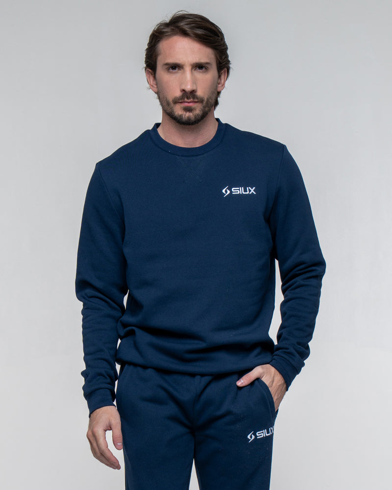 SWEATSHIRT SIUX BASIC 26 MARINE