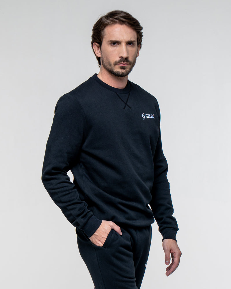 SWEATSHIRT SIUX BASIC 26 BLACK