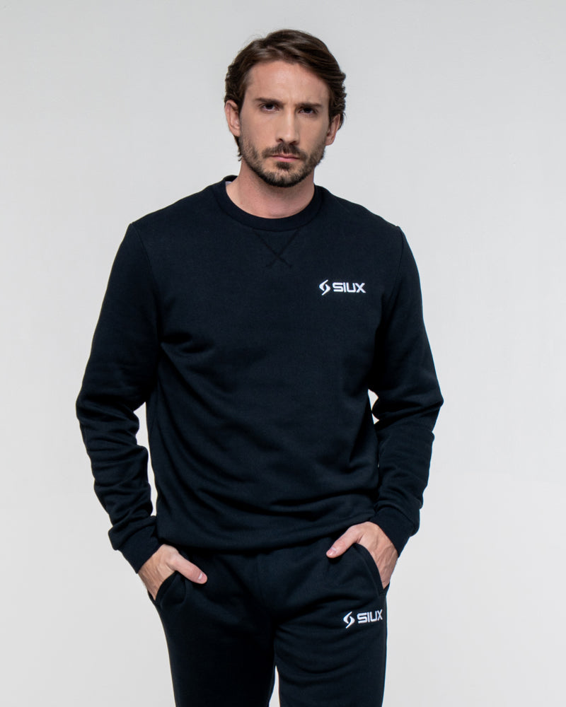 SWEATSHIRT SIUX BASIC 26 BLACK