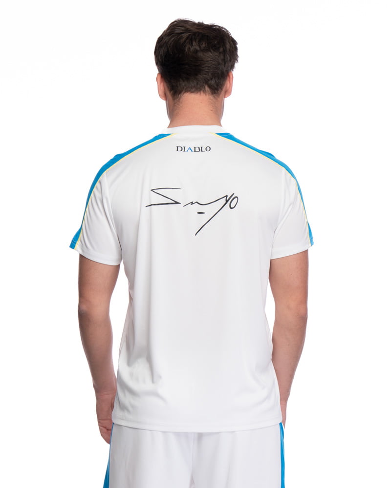 Camiseta diablo sanyo white back