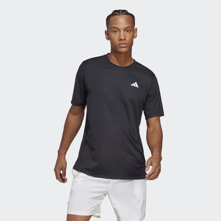 Club Tennis Tee Black-club padel