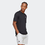 Club Tennis Tee Black-paddle tennis gear