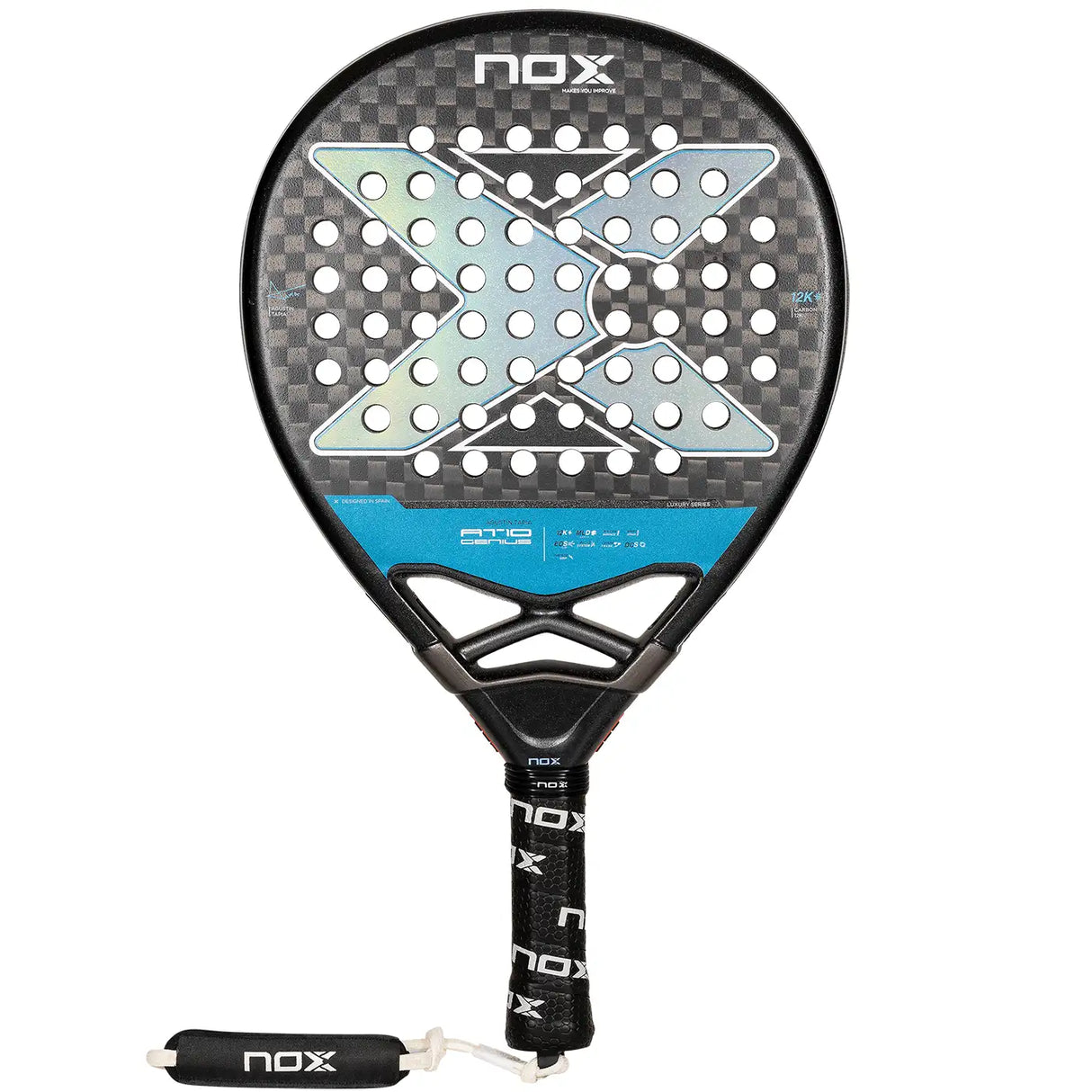 NOX AT10 Luxury GENIUS 12K Padel Racket 2024 Nox Padel Rackets 2024-paddle tennis gear