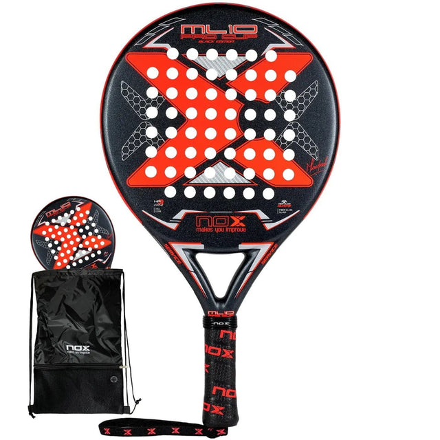 NOX ML10 PRO CUP BLACK EDITION ARENA Padel Racket 2023 racket with cover bag-paddle tennis gear