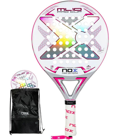 NOX ML10 PRO CUP Silver Padel Racket racket with cover bag-padel tennis near me