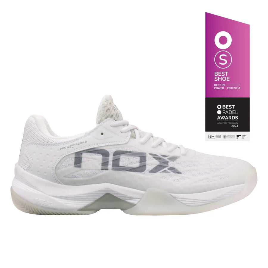 NOX AT10 LUX WHITE GREY CALATLUXBLGR SHOES