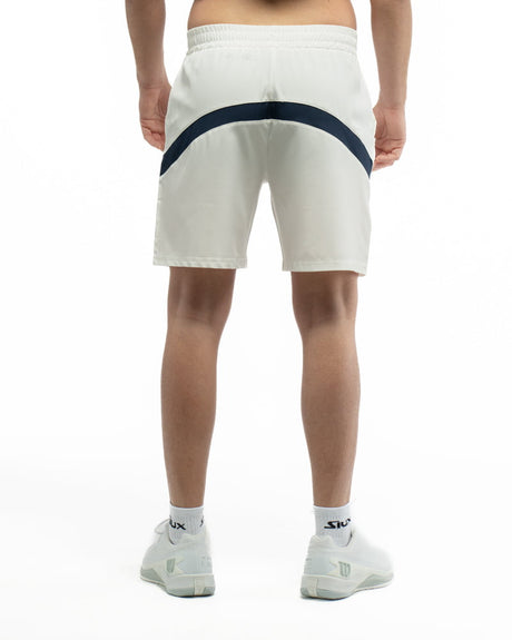Short color block white back