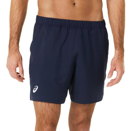 asics court 7in pantaloncini midnight-paddle tennis gear