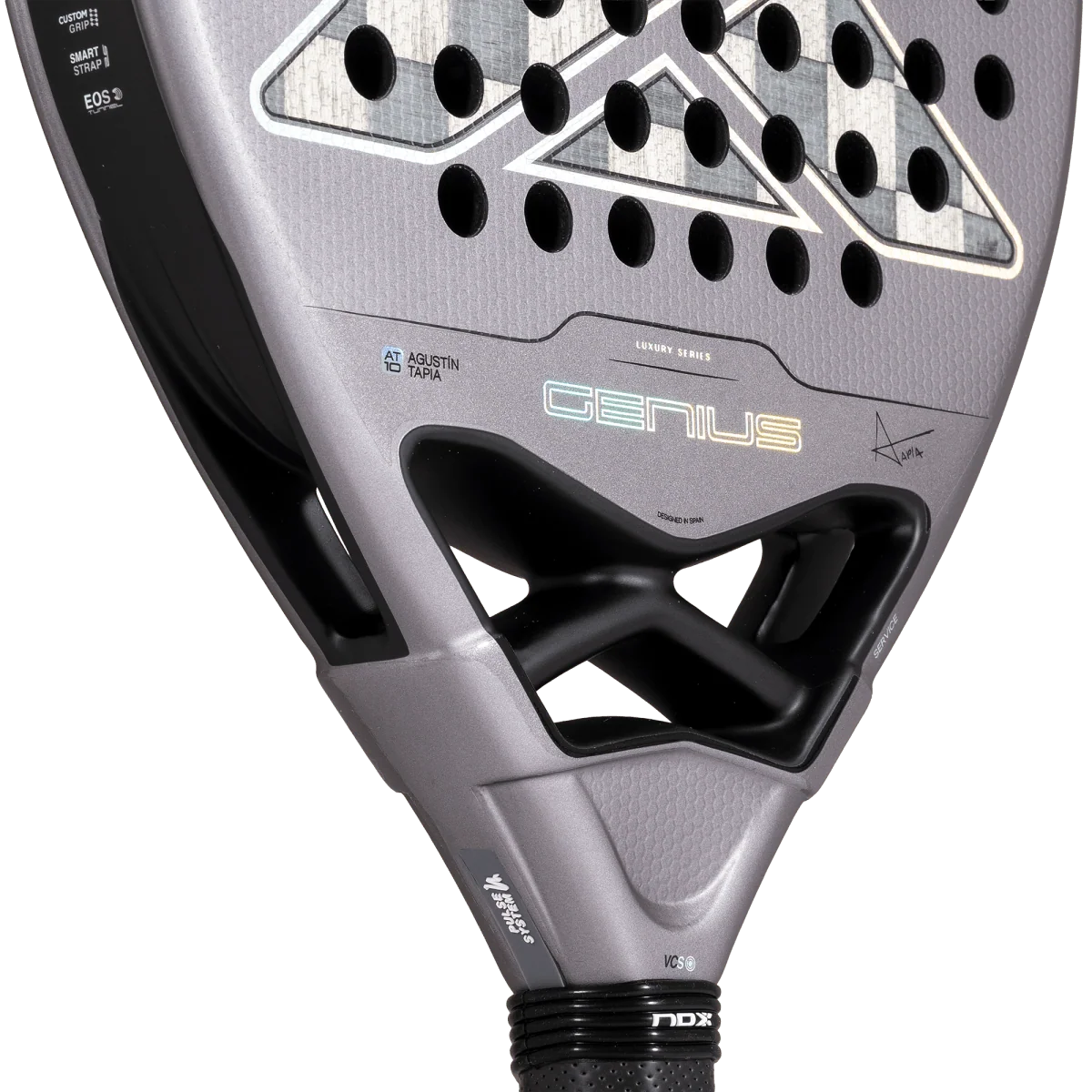 NOX Genius Attack 18K Alum by Agustin Tapia 2027 Padel Racket