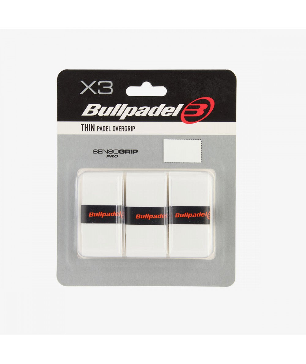 BULLPADEL OVERGRIP 3 UNIDADES GB-1603 012 WHITE 450847