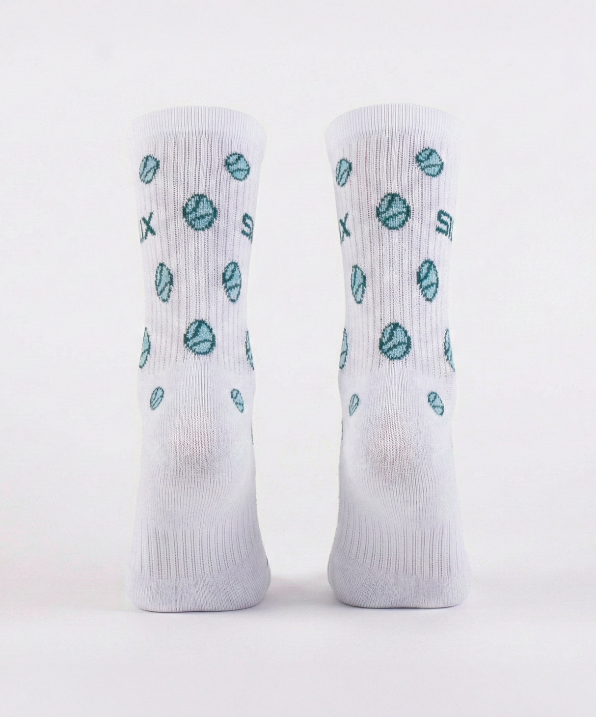 PACK OF 2 SOCKS SIUX GROOVE 26 TALL CANE GREEN WHITE