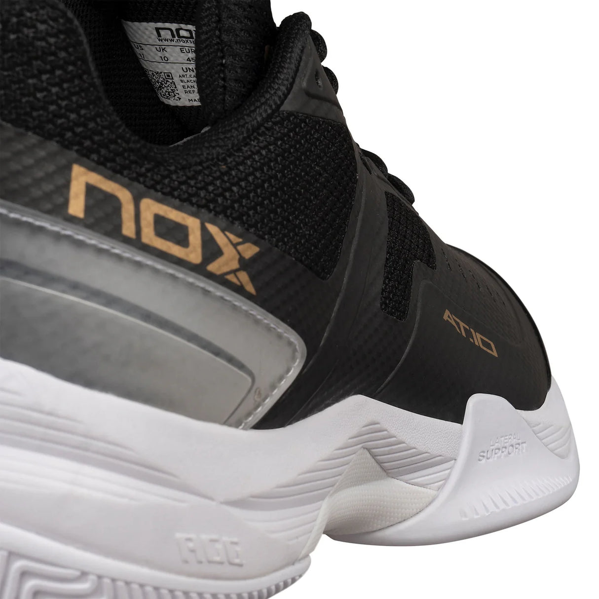 NOX AT10 PRO BLACK/GOLD PADEL SHOES