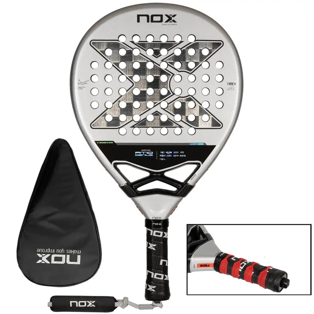NOX AT10 Luxury GENIUS 18K Alum Padel Racket 2024-padel tennis