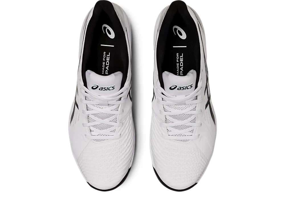 ASICS SOLUTION SWIFT FF PADEL WHITE BLACK 1041A314 100 (5)
